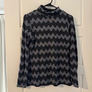 Uniqlo x Marimekko Turtleneck Squiggle print